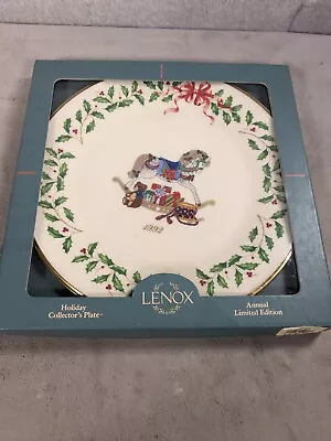 Lenox China Annual Holiday Christmas Plate 1992 Rocking Horse ~ USA • $29.98