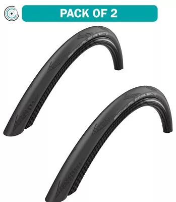 Pack Of 2 Schwalbe One Tire 700 X 25 Tubeless Black Performance Line Addix • $112.63