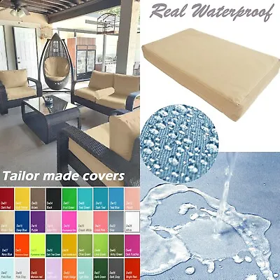 TAILOR MADE COVER*Patio Bench Cushion Waterproof Outdoor Swing Sofa Daybed Dw14 • £65.61