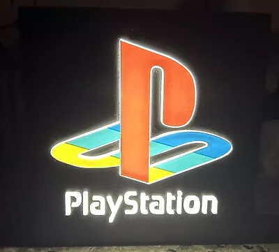 Play Station Kiosk Lighted Sign (Only) PS1 Playstation Genuine 1995 • $699