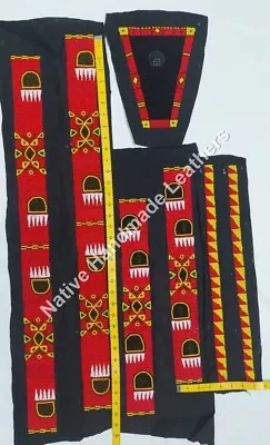 Powwow Handmade American Sioux Bead Work For War Shirts / Pants / Leggings  BS16 • $149