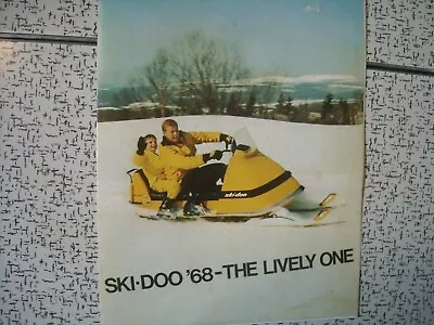 1968 Vintage BOMBARDIER SKI DOO Snowmobile Brochure  • $17.50