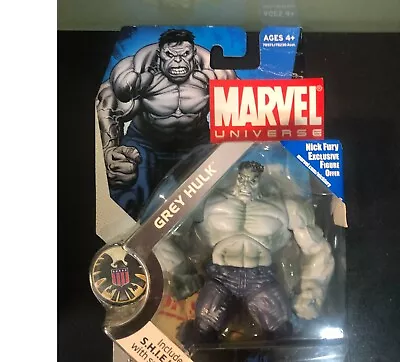 Grey Hulk 2008 Marvel Universe #014 Grey Hulk 3.75  Action Figure Hasbro Sealed • $14.99