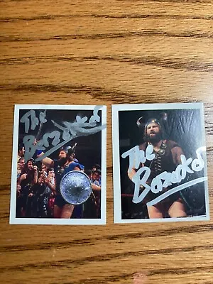 1992 Merlin Wrestling - The Berzerker Autographed Huss Huss  • $11