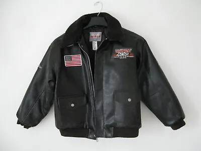 Avirex American Eagles Squadron Bomber Jacket Size M 12/14 • $98