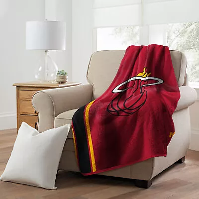 Northwest NBA Miami Heat Sherpa Throw Blanket • $49.99