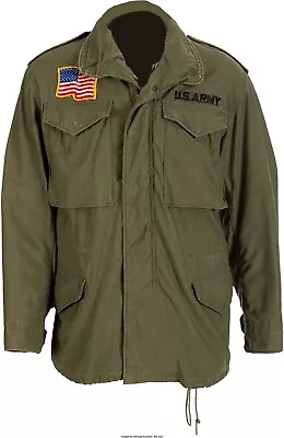 M65 Us Army First Blood Military Coat John Rambo Mens 100% Cotton Jacket • £53