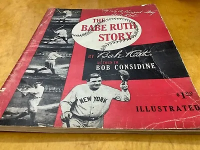 The Babe Ruth Story 1st Edition1948 As Described To Bob Considine-gd Used Cond • $55