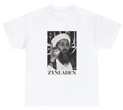 Zynladen T Shirt Parody Inappropriate Funny Zyn Meme Gift Osama Zynladen Tee • $16.95