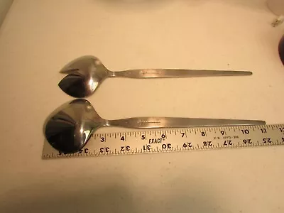 Vintage Ekco Eterna Tableware Stainless PRINCE Salad Set Spoon 11 1/4  • $25