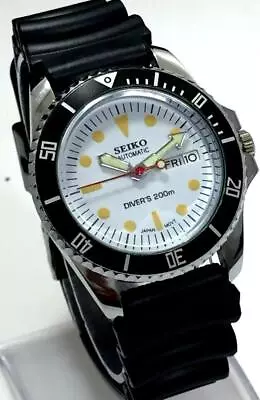 Ohed Seiko 　Vintage Diver Watch Automatic Winding White Men'S • $459.71
