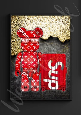 £10.99 • Buy Supreme Kaws Fashion Size Photo Print Poster WALL ART A4 A3