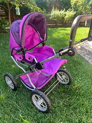 Convertible Doll Pram Carrier Stroller 18-in. 3-in-1 Pretend Play Toy  • $12