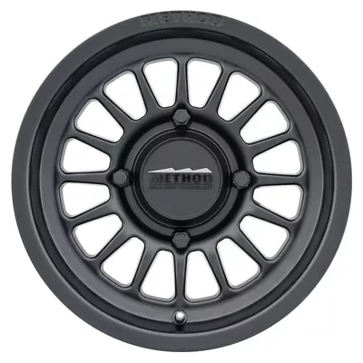 Method MR411 15x7 5+2/+38mm Offset 4x156 132mm CB Matte Black Wheel - MrwMR41157 • $169.15