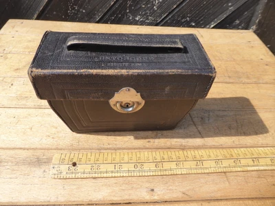 £19.99 • Buy 1920s Era Ontoscope Case . Leather Case Only For Ontoscope Stereo Viewer
