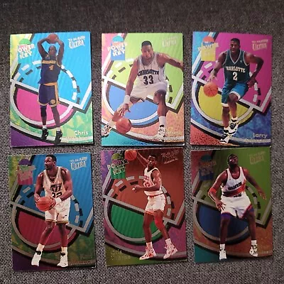 (6) '93-94 Fleer Ultra Power In The Key Larry Johnson Alonzo Mourning Lot • $19.99