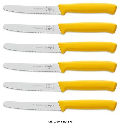 **Made In Germany** 6x F Dick Steak Paring Knife Yellow Free Shipping • $45