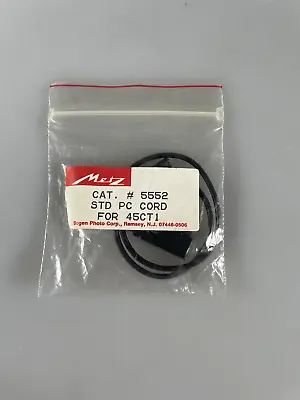 Metz Sync Cable Cord 5552 Standard PC For 45CT1 • $16