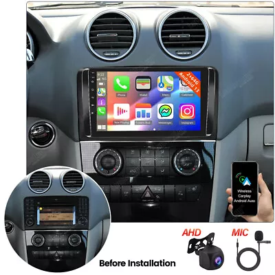 For Mercedes Benz W164 ML500 GL350 GL450 Android 13 Carplay Car Radio GPS 64GB • $159.99