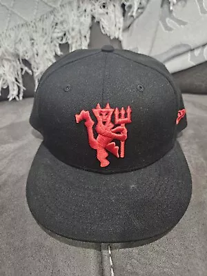 New Era 9Fifty Manchester United SnapBack Hat Original One Size Adjustable Black • $23.99