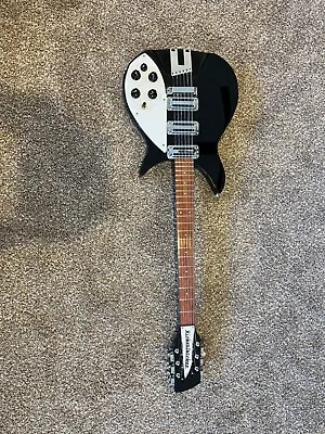 Rickenbacker 12 String Guitar Jetglo  ( Black ) • $3100