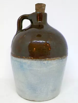 Macomb Pottery Company Mini Stoneware Jug/Pitcher 2 Tone IL • $34.50