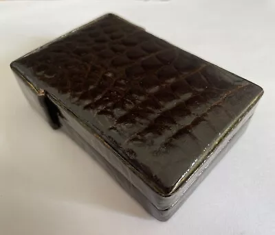 Vintage Lizard Skin Cigarette / Cigar Case • £0.99