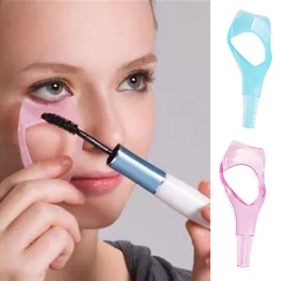 3-In-1 Crystal Mascara Eyelash Comb Applicator Pink Blue Make Up Brush + • $1.01