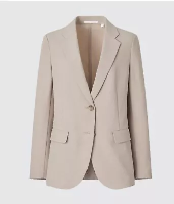 Uniqlo Womens Beige Ultra Light Blazer BNWT Sz S • $53