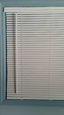 1  Room Darkening Mini Blind 27  X 64  - Soft White • $19.24