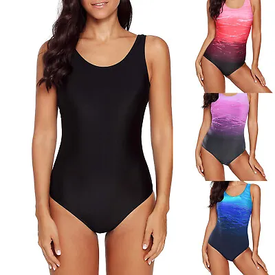 $23.29 • Buy Women's Swimsuit One Piece Swimming Padded Bikini Sets Sporty Bathing Suit Adult