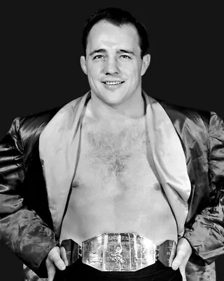 Verne Gagne 8x10 Photo Wrestling Picture Wrestler With Belt • $4.99