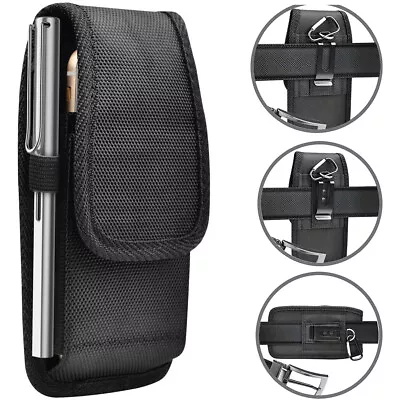 For Samsung Galaxy M14 4G Nylon Pouch Holster Belt Clip Case • $11.69