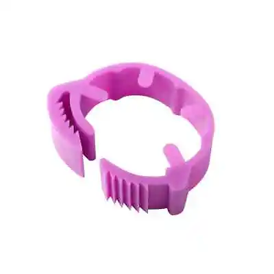 £7.40 • Buy 14 Adjustable Purple Poultry Leg Rings 20 - 24mm  For Large Chicken Duck Geese