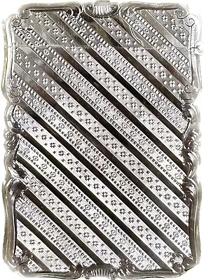 Nathaniel Mills Antique Sterling Silver Card Case Birmingham England 1848 • £471.61