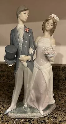 LLADRO Matrimony Bride And Groom #1404 Retired 12  Tall • $50