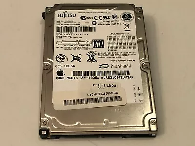Apple Mac Mini A1176 Fujitsu 80GB HDD Hard Drive 655-1305A • $23.99