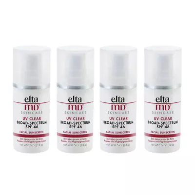 EltaMD UV Clear Broad-Spectrum SPF46 0.5 Oz. Trial Size 4PK More Than Full Size • $33.99