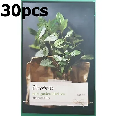 30ea BEYOND BLACK TEA Herb Garden Face Mask Packs Sheet 22ml Nourishment Wrinkle • £48.13