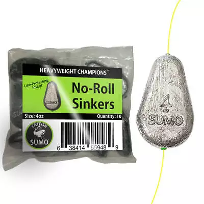 No-Roll Sinker Premium With Line-Protecting Inserts To Guard Against Damage • $28.79