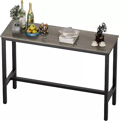 Bar Table With Solid Metal FrameCounter Height Table Kitchen Bar Table For Dini • $134.99