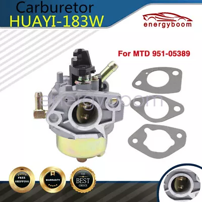 HUAYI-183W Carburetor For MTD 951-05389/CUB Cadet Troy-BILT Engines 683 US • $32.57