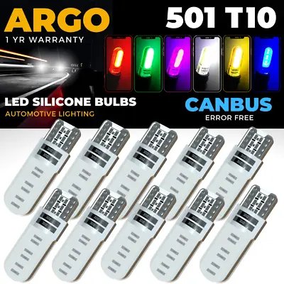 501 T10 Led Bright White Car Bulbs Side Light Canbus Error Free Smd Xenon W5w • £4.94