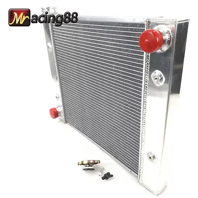 2 Row Full Aluminum Racing Radiator Rear V Mount Universal 22.5  X 20  X 4.5  • $149.98