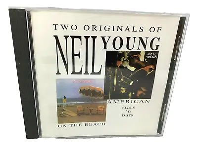 Neil Young - Two Originals Of - On The Beach / Stars `n Bars - Cd - Rare Issue. • £16.99