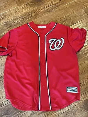 Majestic Cool Base MLB Washington Nationals Bryce Harper Jersey 2XL • $36.95