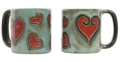 Mara Stoneware Mug - Hearts 16 Oz   (510V1)  Ships About May 1 • $22.95