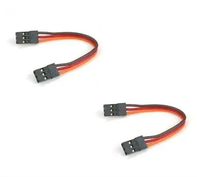 $8.95 • Buy Walkera V120D02S 10CM Male To Male Servo Lead (JR) 26AWG Wire Cable 2 Pack