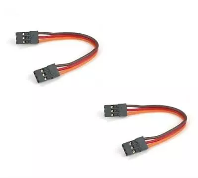 $8.95 • Buy Walkera V120D02S 10CM Male To Male Servo Lead (JR) 26AWG Wire Cable 2 Pack