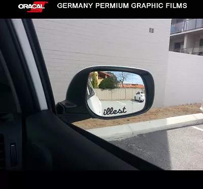 $5.50 • Buy 2 X Small Illest Scrawl Signature Cool JDM Car Mirror Decal Sticker
